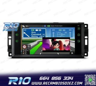 RADIO GPS ANDROID 12 PARA DODGE JEEP CHRYSLER 07-11