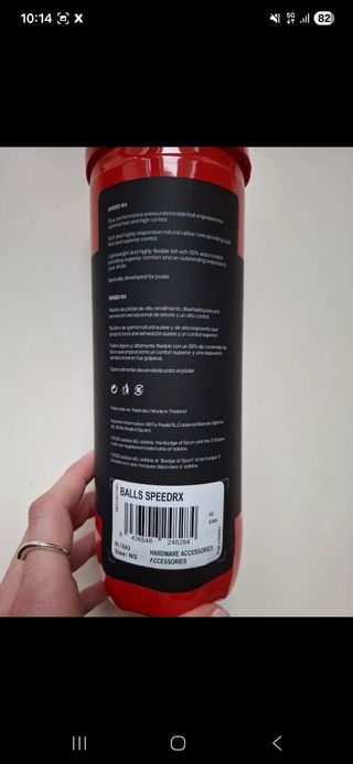 Palline Padel Adidas Speed RX x3