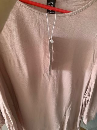 Camisa beige Emery Rose talla L