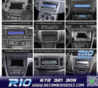 RADIO GPS ANDROID 11 PARA VOLKSWAGEN VW SEAT SKODA HEXA-CORE