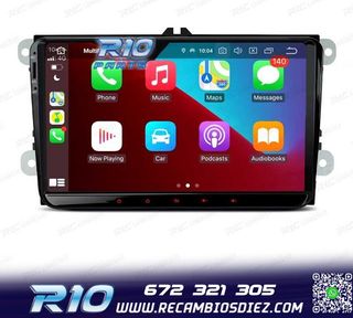 RADIO GPS ANDROID 11 PARA VOLKSWAGEN VW SEAT SKODA HEXA-CORE