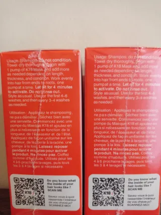 K18 Mascarilla Reparación Molecular (2 uds)