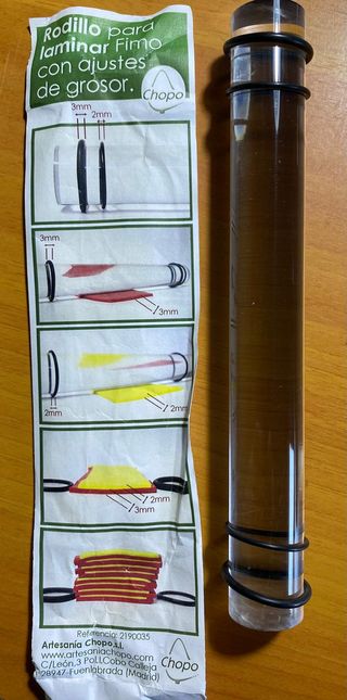 Rodillo Fimo per laminazione con regolazioni