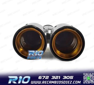 COLA ESCAPE DCH BMW LOOK M PERFORMANCE DORADO CARBONO