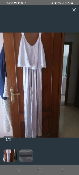 Mango Mono Blanco y Negro Talla S