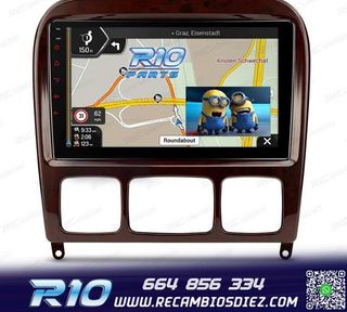 RADIO GPS ANDROID 13 MERCEDES CLASE S W220 98-05