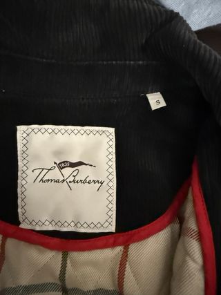Abrigo pana Burberry Talla S