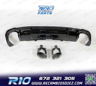 DIFUSOR AUDI A5 SPORTBACK S LINE 17- LOOK RS5 + COLAS ESC