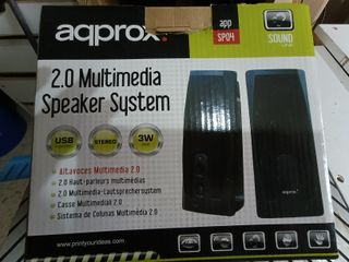 Altavoces Multimedia 2.0 Aqprox SP04 USB