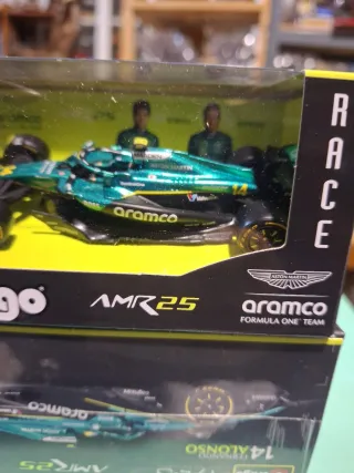 Burago Aston Martin AMR25 Fernando Alonso 1:43