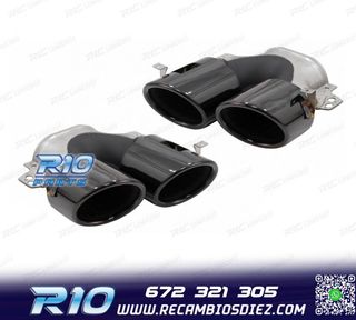 COLAS DE ESCAPE MERCEDES GLE W167 19- LOOK GLE53 NEGRO