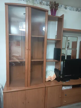 Mueble de salón modular madera