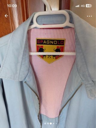 Chaqueta SPAGNO azul y rosa hombre