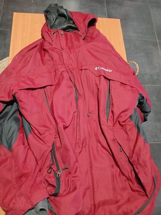 Parka Columbia Talla XL Roja