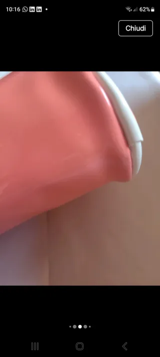 Pochette Marc Jacobs rosa e bianca