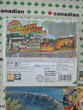 Etrian Mystery Dungeon Nintendo 3DS