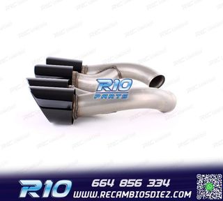 COLAS ESCAPE PORSCHE CAYENNE 92A 14-17 LOOK GTS NEGRO