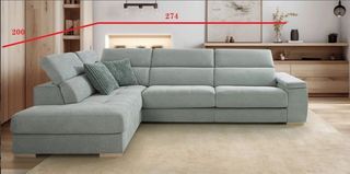 SOFÁ CHAISE RINCÓN ELITE MAGNUM.