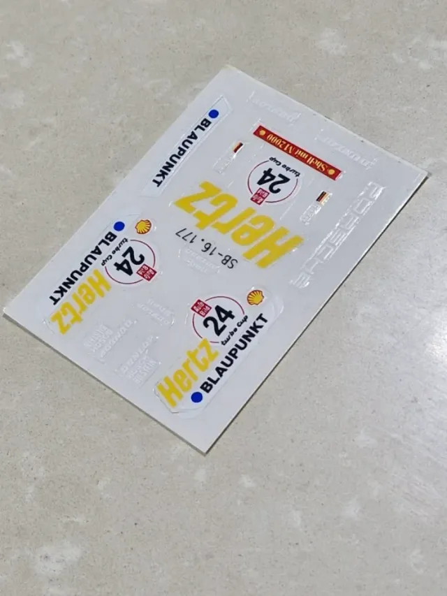 Scalextric adhesivos porsche 959