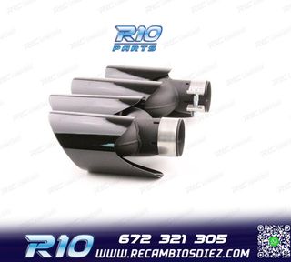 COLAS ESCAPE PORSCHE MACAN 95B 14-17 LOOK GTS NEGRO