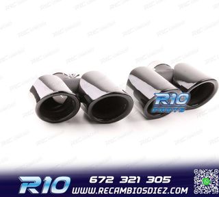 COLAS ESCAPE PORSCHE MACAN 95B 14-17 LOOK GTS NEGRO