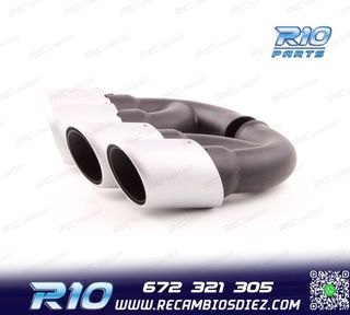 COLAS ESCAPE PORSCHE CAYENNE V8 GTS TURBO S 10-14 PLATA MATE