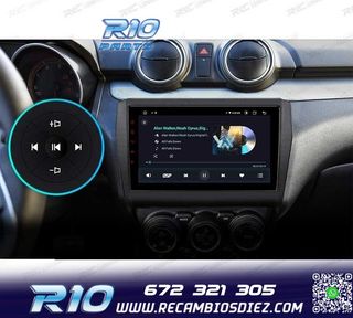 RADIO GPS ANDROID 12 9" PARA SUZUKI SWIFT 17-22