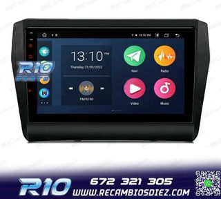RADIO GPS ANDROID 12 9" PARA SUZUKI SWIFT 17-22