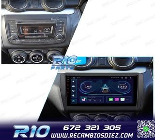 RADIO GPS ANDROID 12 9" PARA SUZUKI SWIFT 17-22