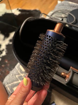 Dyson Airwrap Azul y Dorado