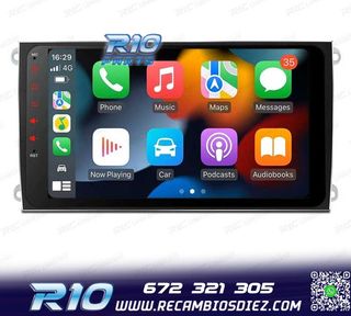 RADIO GPS ANDROID 12 PARA PORSCHE CAYENNE 03-10 9" USB GPS T