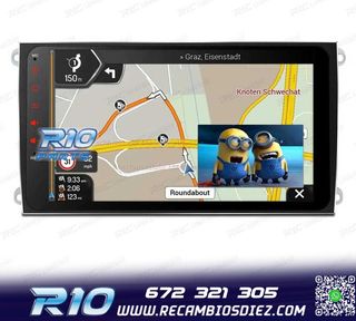 RADIO GPS ANDROID 12 PARA PORSCHE CAYENNE 03-10 9" USB GPS T