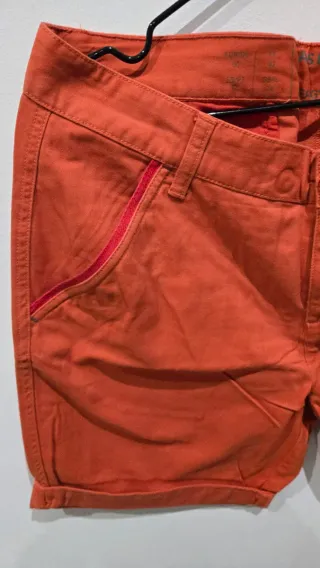 Pantalón corto naranja hombre
