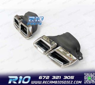 COLAS ESCAPE MERCEDES CLASE E W212 14-15 CROMO