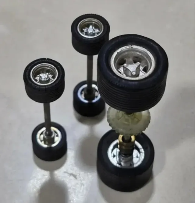 Scalextric jgo. Ejes tyrrell p34