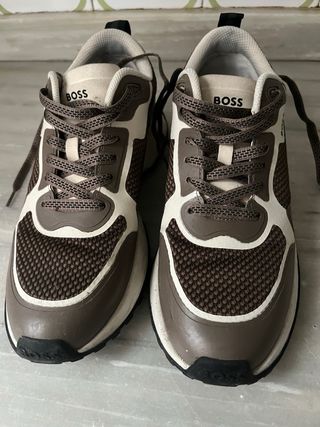 Zapatillas BOSS Marrones y Blancas Originales