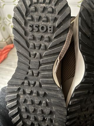 Zapatillas BOSS Marrones y Blancas Originales