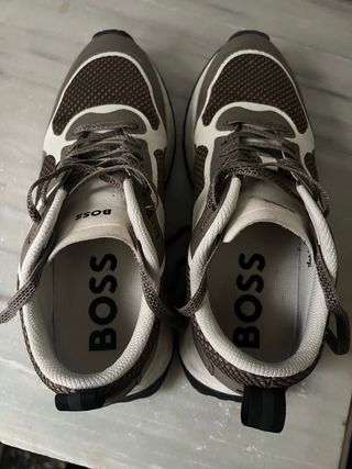 Zapatillas BOSS Marrones y Blancas Originales
