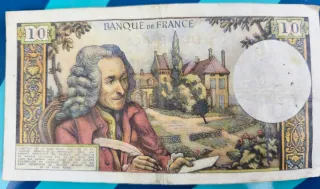 Banconota Francese 10 Franchi Voltaire