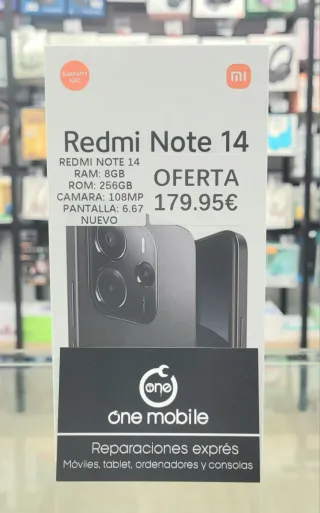 Redmi Note 14 8GB RAM 256GB Nuevo