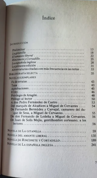 Novelas Ejemplares I. Miguel de Cervantes