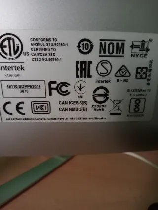 Ordenador Lenovo 1TB Plata/Negro