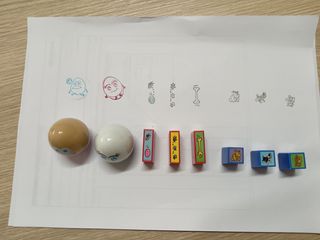 Gioco timbri bambini