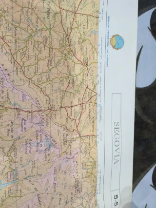 Mapa Militar España Segovia 1968