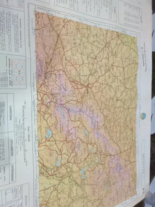 Mapa Militar España Segovia 1968