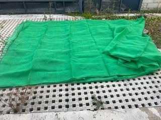 Malla mosquitera cortavientos verde