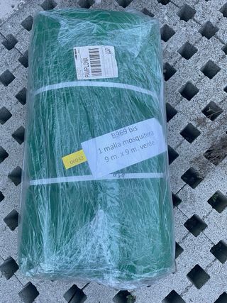 Malla mosquitera cortavientos verde