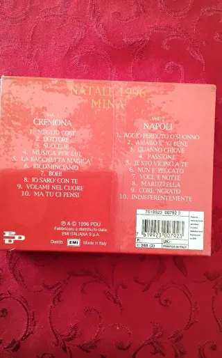 Mina Natale 1996 CD