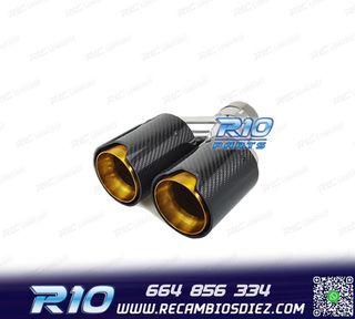 COLA ESCAPE DCH BMW LOOK M PERFORMANCE DORADO CARBONO