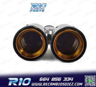 COLA ESCAPE DCH BMW LOOK M PERFORMANCE DORADO CARBONO